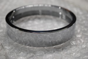 Polishing processing to obtain a decorative ring